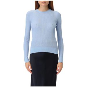 Max Mara Studio, Dames, Truien, Blauw, Maat: S