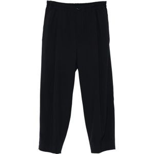 Giorgio Armani, Heren, Broeken, Blauw, Maat: XL Wol,