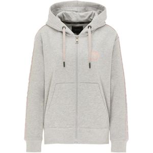 Carlo Colucci - Zip-through Sweatshirt - Grijs - Dames - Beperkte Oplage