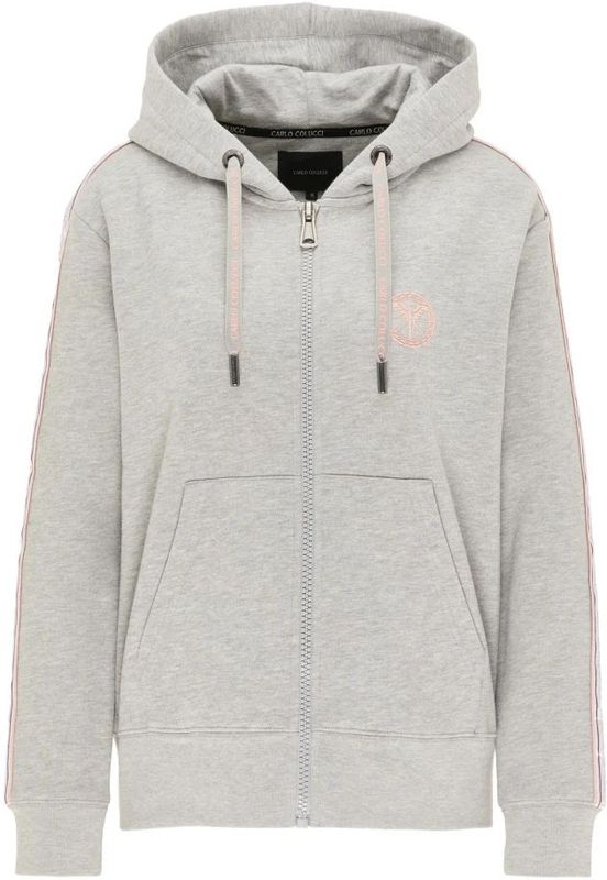 Carlo Colucci - Zip-through Sweatshirt - Grijs - Dames - Beperkte Oplage