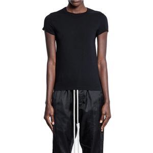 Rick Owens, Dames, Tops, Zwart, Maat: S Katoen,