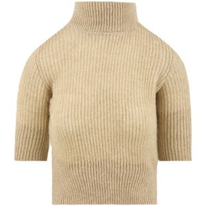 Akep, Dames, Truien, Beige, Maat: XS
