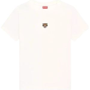 Kenzo, Dames, Tops, Wit, Maat: XS Katoen,