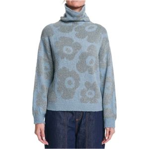 Alessia Santi, Dames, Truien, Blauw, Maat: XS