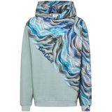 Carlo Colucci - Artificial Knit - Gebreide Hoodie - Blauw - Heren