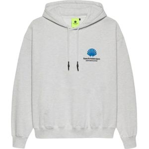 New Amsterdam Surf Association, Heren, Sweatshirts & Hoodies, Grijs, Maat: XL Katoen,