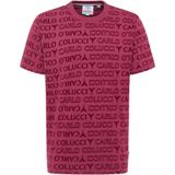 Carlo Colucci - Heren T-shirt - Rood - Stijlvol