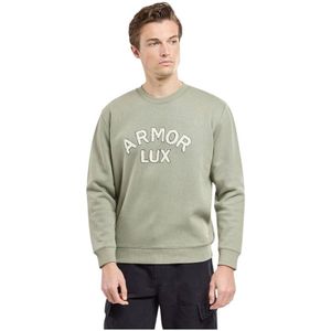 Armor-Lux, Heren, Sweatshirts & Hoodies, Groen, Maat: S