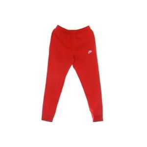 Nike Rode Club Jogger Sweatpants , Red , Heren , Maat: XL