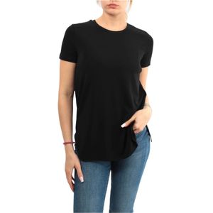 Max Mara, Dames, Tops, Zwart, Maat: S Katoen,