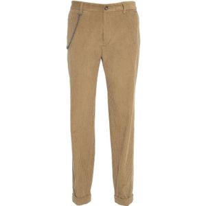 Luis Trenker, Heren, Broeken, Beige, Maat: L Velours,