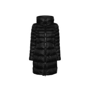 Peuterey Zwarte Gewatteerde Winterjas , Black , Dames , Maat: M