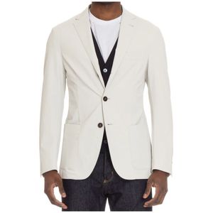 Eleventy, Heren, Jassen, Wit, Maat: L