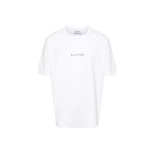 Lanvin Klassiek Wit Jersey T-shirt , White , Heren , Maat: S