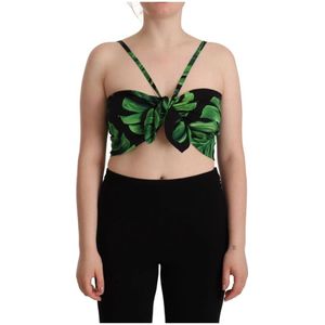 Dolce & Gabbana, Dames, Tops, Veelkleurig, Maat: XL Zijde,