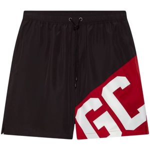 Gcds, Heren, Badkleding, Zwart, Maat: 2XL Poliester,