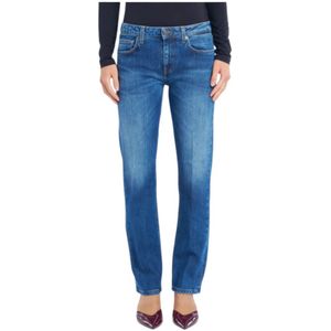 Dondup, Dames, Jeans, Blauw, Maat: W28 Katoen,