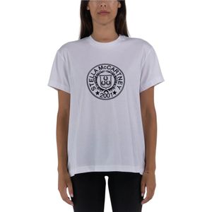 Stella McCartney, Dames, Tops, Wit, Maat: L Katoen,