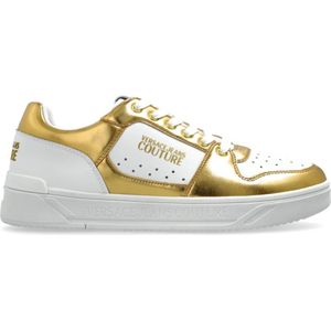 Versace Jeans Couture, Heren, Schoenen, Geel, Maat: 42 EU Leer,