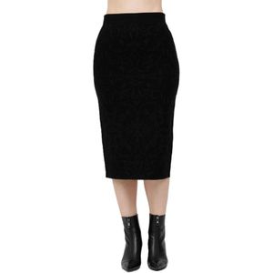 Max Mara Studio, Dames, Rokken, Zwart, Maat: S Viscose,