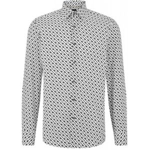 Hugo, Heren, Overhemden, Zwart, Maat: L Katoen,