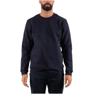 Dondup, Heren, Sweatshirts & Hoodies, Blauw, Maat: S Katoen,