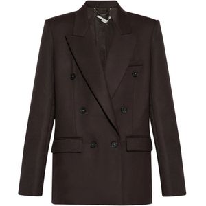 Stella McCartney, Dames, Jassen, Bruin, Maat: 3XS Flanel,