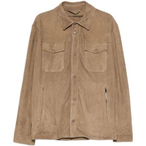 Canali, Heren, Jassen, Beige, Maat: XL