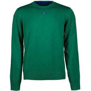 Hugo, Heren, Truien, Groen, Maat: XL Katoen,