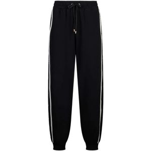 Liu Jo, Dames, Broeken, Zwart, Maat: XS Katoen,