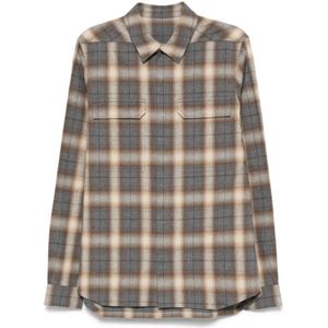 Rick Owens, Heren, Overhemden, Veelkleurig, Maat: 2XL Katoen,