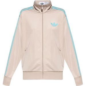 Adidas, Dames, Sweatshirts & Hoodies, Beige, Maat: L