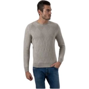 Gran Sasso, Heren, Truien, Beige, Maat: 3XL Kasjmier,