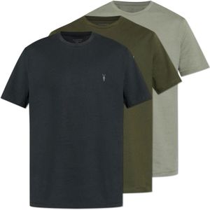 AllSaints Shirt 'BRACE'  kaki / olijfgroen / zwart