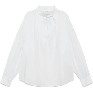 Maliparmi, Dames, Blouses & Shirts, Wit, Maat: XS Katoen,