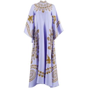 La DoubleJ, Dames, Jurken, Blauw, Maat: S Zijde,