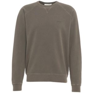 Closed, Heren, Sweatshirts & Hoodies, Grijs, Maat: M Katoen,