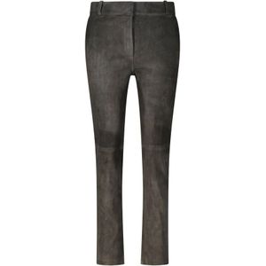 Arma, Dames, Broeken, Bruin, Maat: XS Velours,