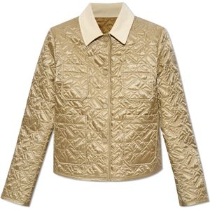 Moncler, Dames, Jassen, Groen, Maat: S Corduroy,