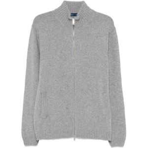 Daniele Fiesoli, Heren, Truien, Grijs, Maat: M Wol,