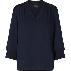 Marc Cain - Blouseshirt - Regular Fit - V-hals - 3/4-mouwen