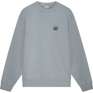 Filling Pieces, unisex, Sweatshirts & Hoodies, Blauw, Maat: M Katoen,