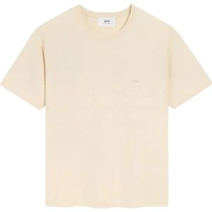 Ami Paris, unisex, Tops, Beige, Maat: L Katoen,