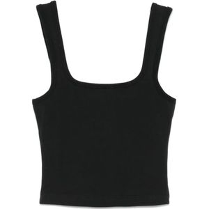 Entire Studios, Dames, Tops, Zwart, Maat: XS Katoen,