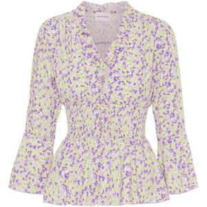 Americandreams, Dames, Blouses & Shirts, Veelkleurig, Maat: S Viscose,