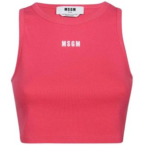 Msgm, Dames, Tops, Roze, Maat: L Katoen,
