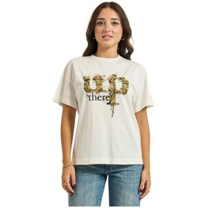 Jijil, Dames, Tops, Beige, Maat: 2XS Katoen,