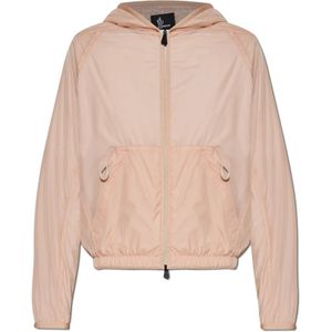 Moncler, Dames, Jassen, Roze, Maat: XS Polyamide,