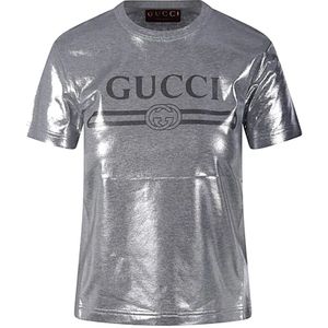 Gucci, Dames, Tops, Grijs, Maat: L Katoen,