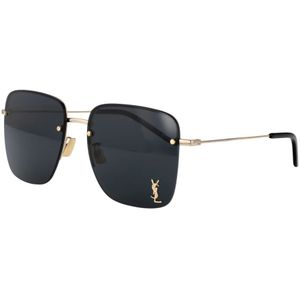 SAINT LAURENT - SL 312 M 013 - Zonnebrillen - Metaal - Goud Zwart